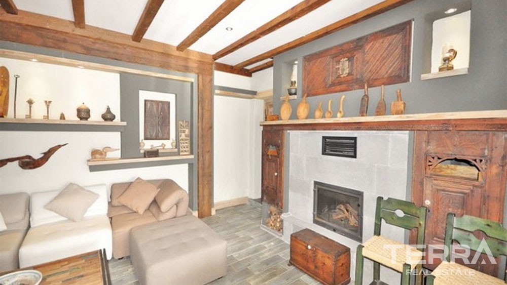 Mountain-view Stone House for Sale in Kayaköy Suitable for Investment - 27983