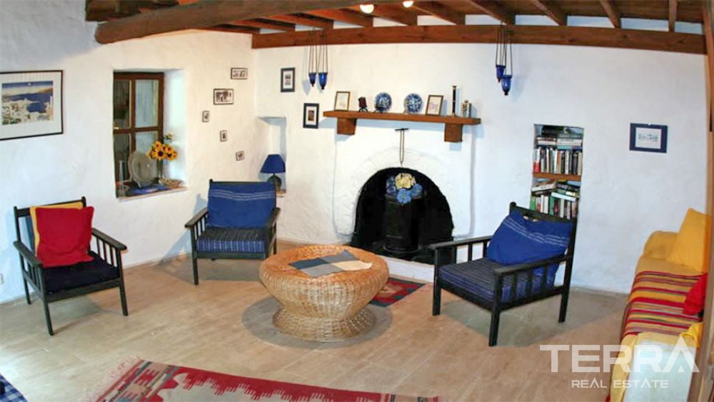 Authentic Village House for Sale in Fethiye Kayaköy with Nature View - 27997