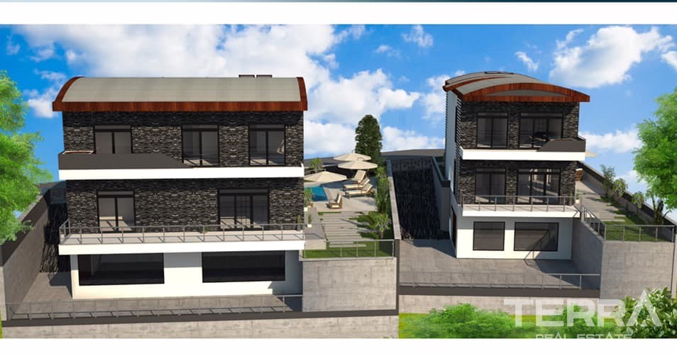 Sea View Construction Plot For Sale in Kargıcak Alanya - 28002