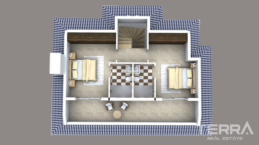 Villa Moderne Proche de la Plage d'Ölüdeniz à Fethiye Hisarönü - 28050