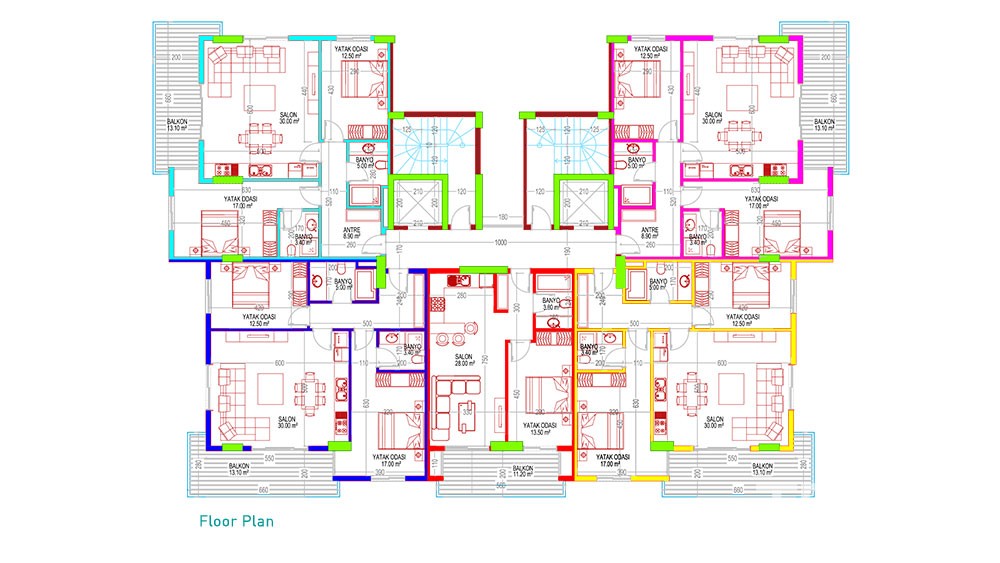 Affordable Apartments in Mahmutlar with Walking Distance to the Beach - 28109