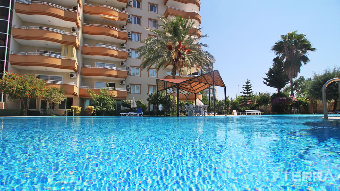 Sea & City View Apartment in Mahmutlar Alanya with Rich Facilities - 28173