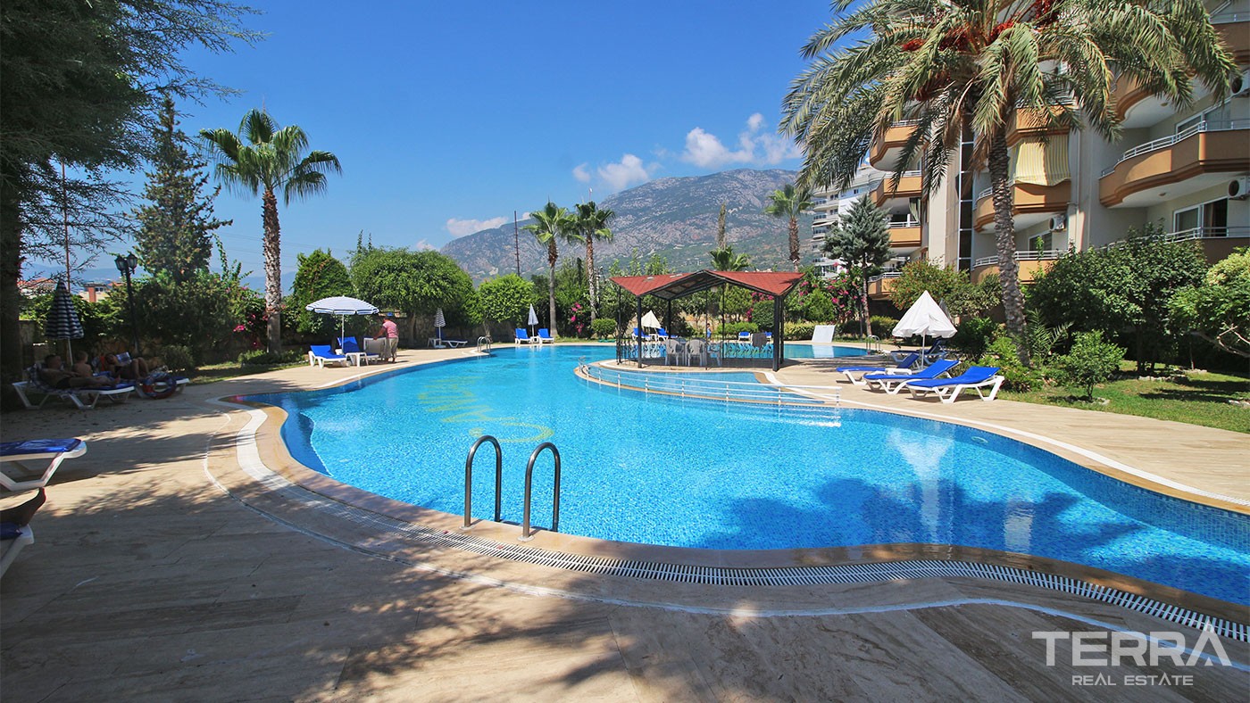 Sea & City View Apartment in Mahmutlar Alanya with Rich Facilities - 28174