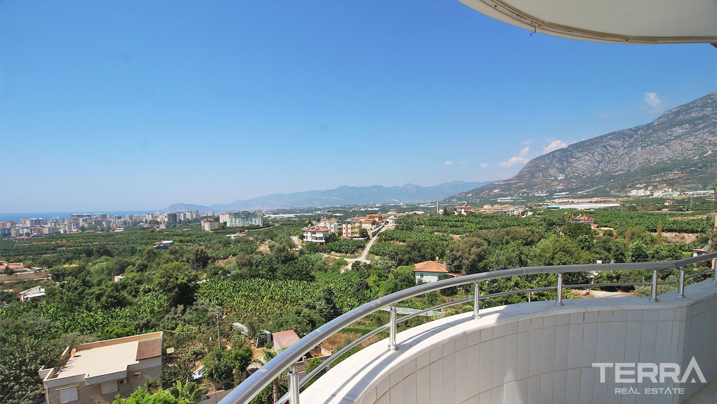 Sea & City View Apartment in Mahmutlar Alanya with Rich Facilities - 28188