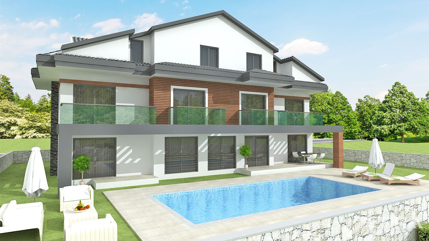 Fethiye Modern Apartments Located 100 m from Hisarönü City Center