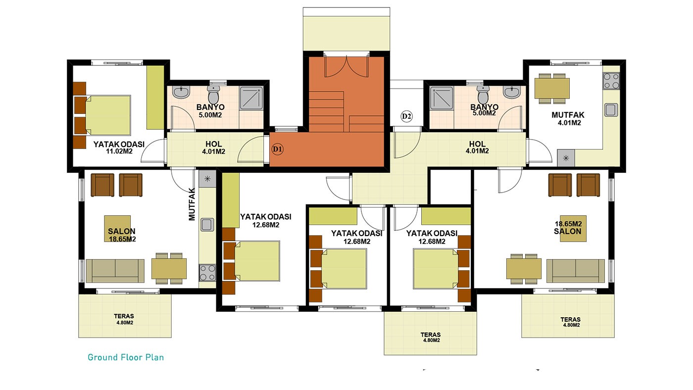 Fethiye Modern Apartments Located 100 m from Hisarönü City Center - 28257