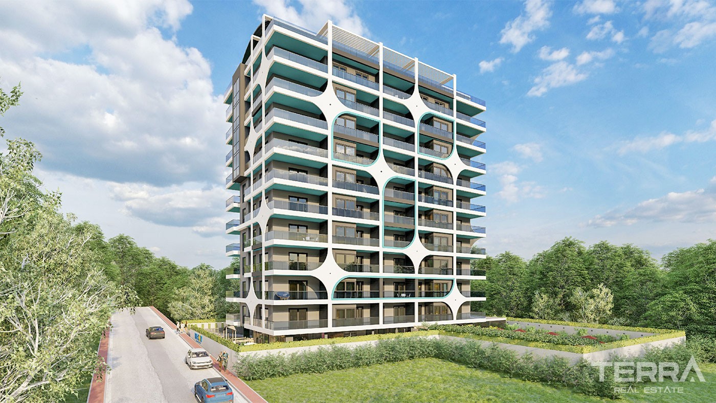 Appartements Elégants Dans une Résidence Neuve à Alanya Mahmutlar - 28261