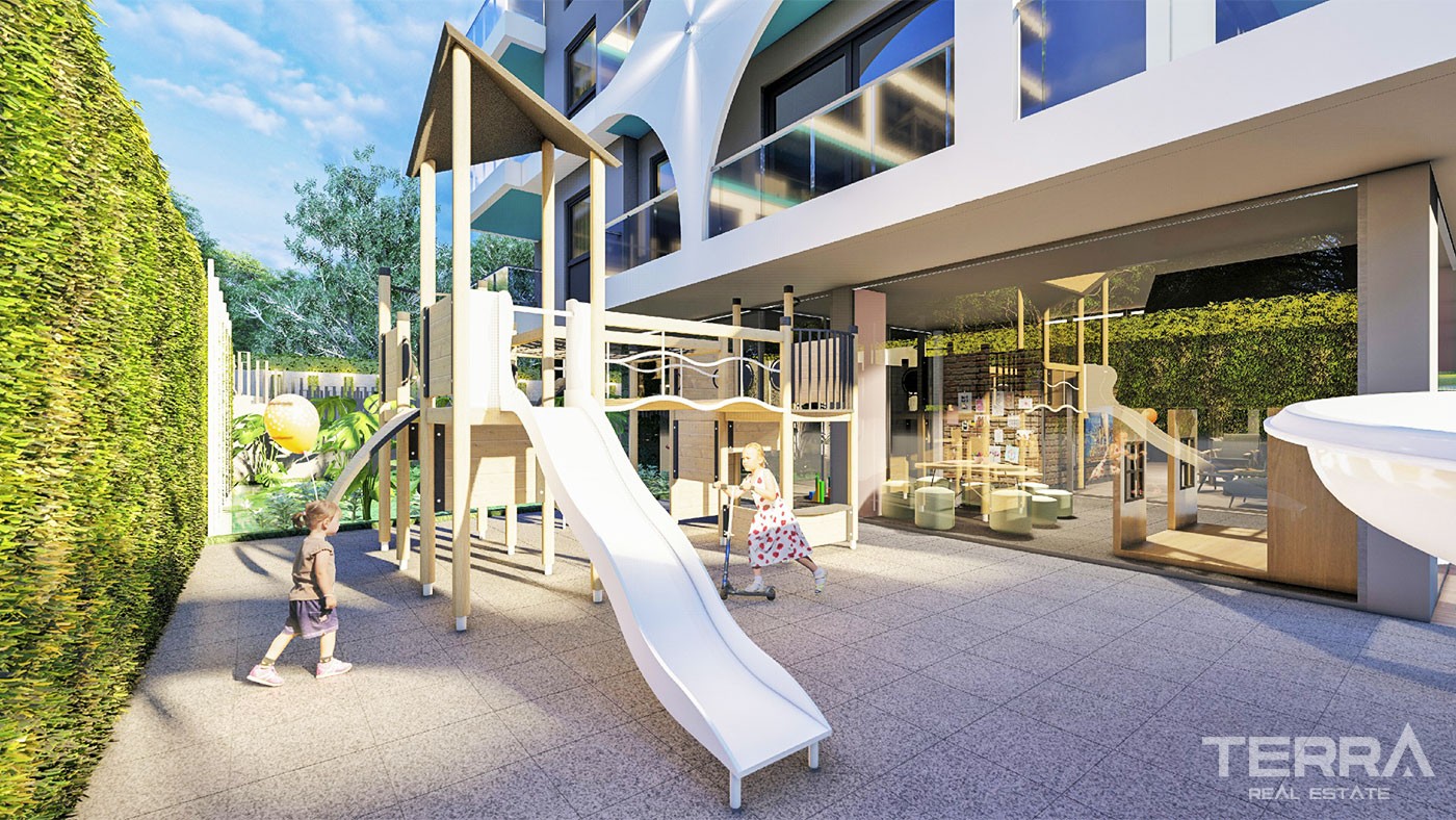 Appartements Elégants Dans une Résidence Neuve à Alanya Mahmutlar - 28265