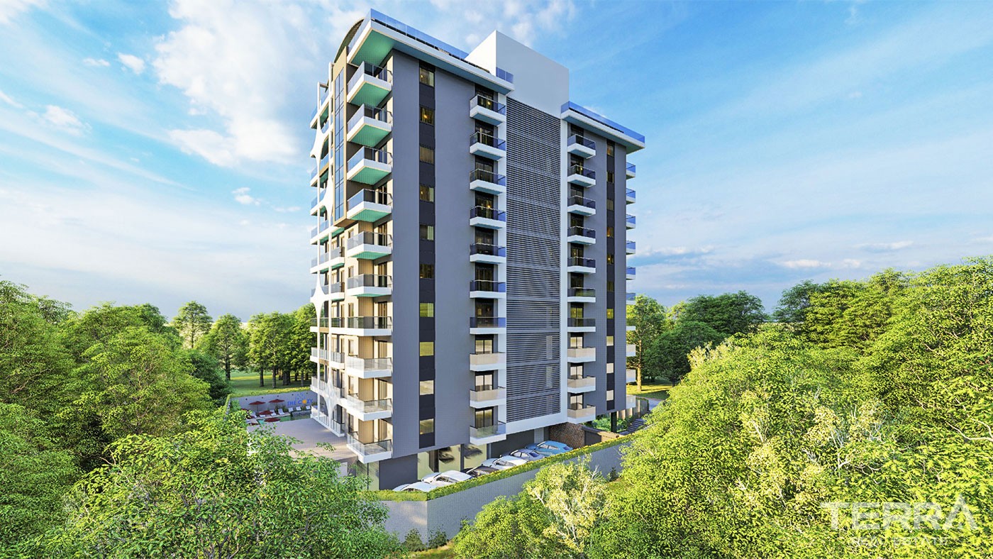 Appartements Elégants Dans une Résidence Neuve à Alanya Mahmutlar - 28289