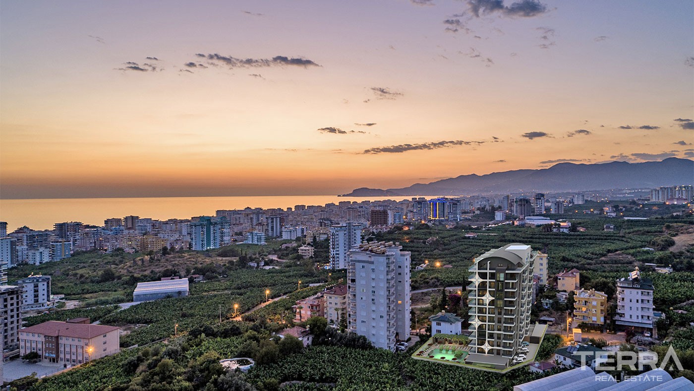 Appartements Elégants Dans une Résidence Neuve à Alanya Mahmutlar - 28291