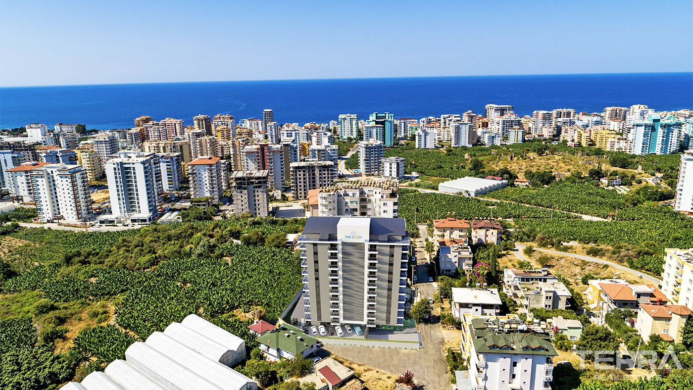 Appartements Elégants Dans une Résidence Neuve à Alanya Mahmutlar - 28292