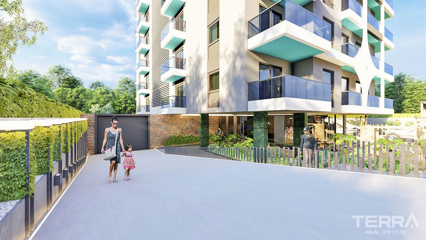 Appartements Elégants Dans une Résidence Neuve à Alanya Mahmutlar - 28293