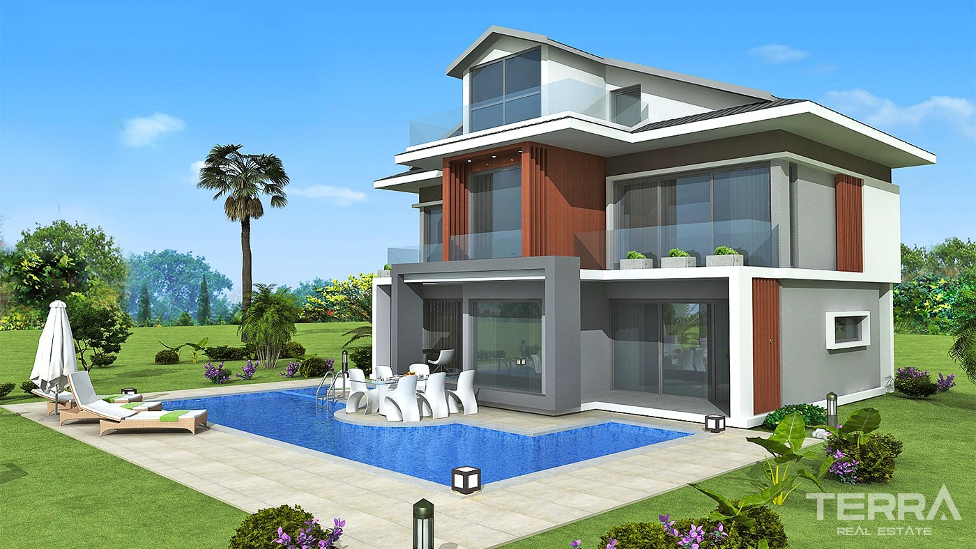 Luxury Villas for Sale with Private Pool & Garden in Fethiye Hisarönü - 28312
