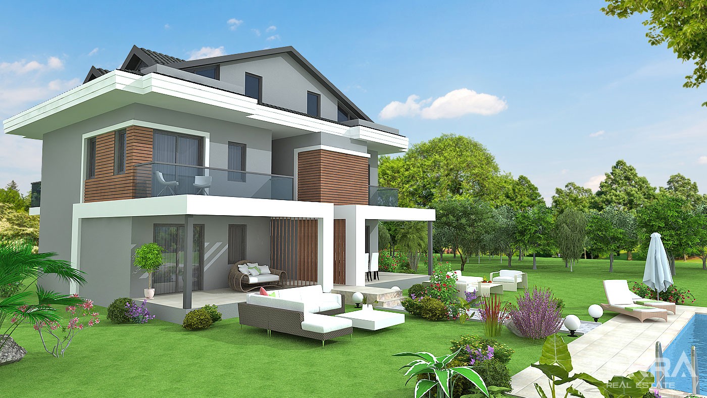 Neu gebaute Apartments in Fethiye Hisarönü, 2 km von der Blauen Lagune - 28324