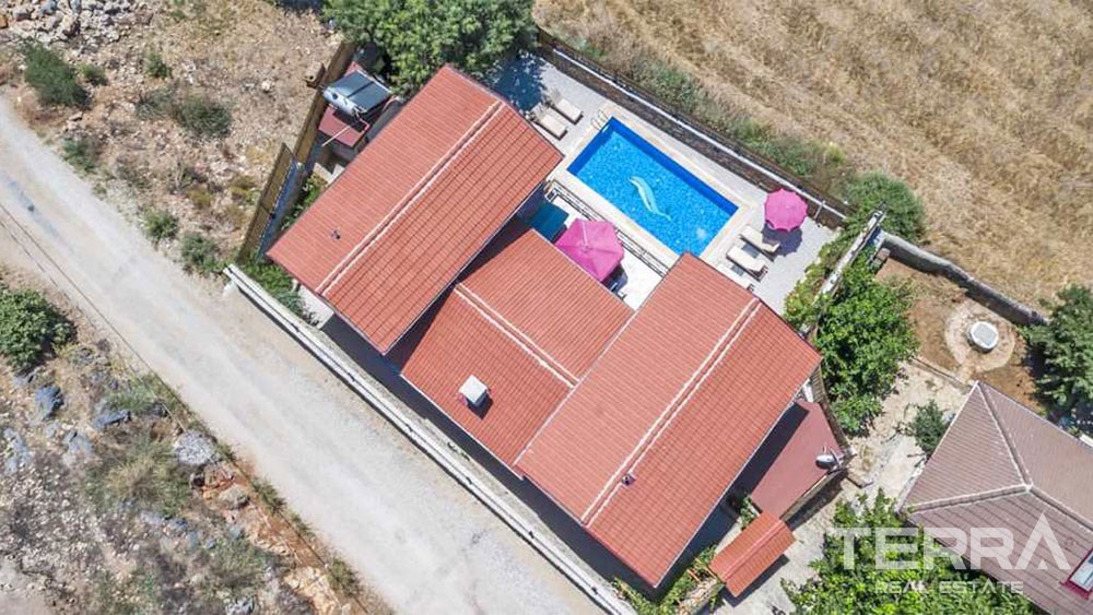 Mountain-view Stonehouse for sale in Fethiye Kayaköy Fully Furnished - 28549