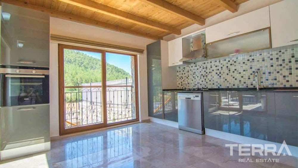 Mountain-view Stonehouse for sale in Fethiye Kayaköy Fully Furnished - 28560