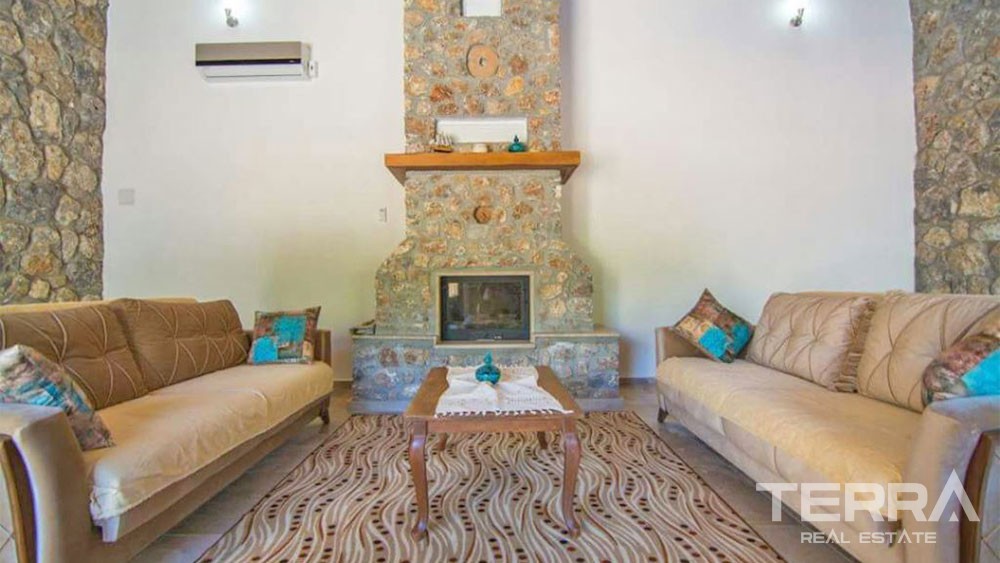 Mountain-view Stonehouse for sale in Fethiye Kayaköy Fully Furnished - 28561