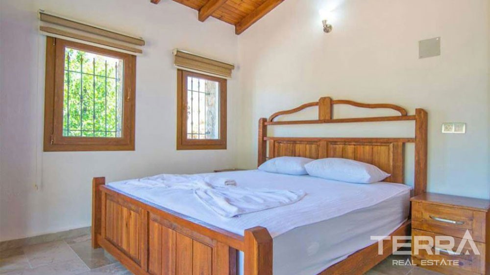 Mountain-view Stonehouse for sale in Fethiye Kayaköy Fully Furnished - 28565