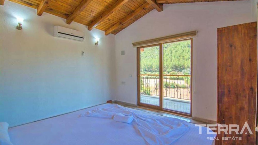 Mountain-view Stonehouse for sale in Fethiye Kayaköy Fully Furnished - 28569