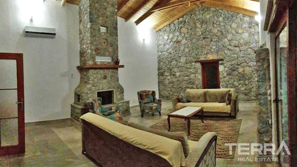 Mountain-view Stonehouse for sale in Fethiye Kayaköy Fully Furnished - 28570