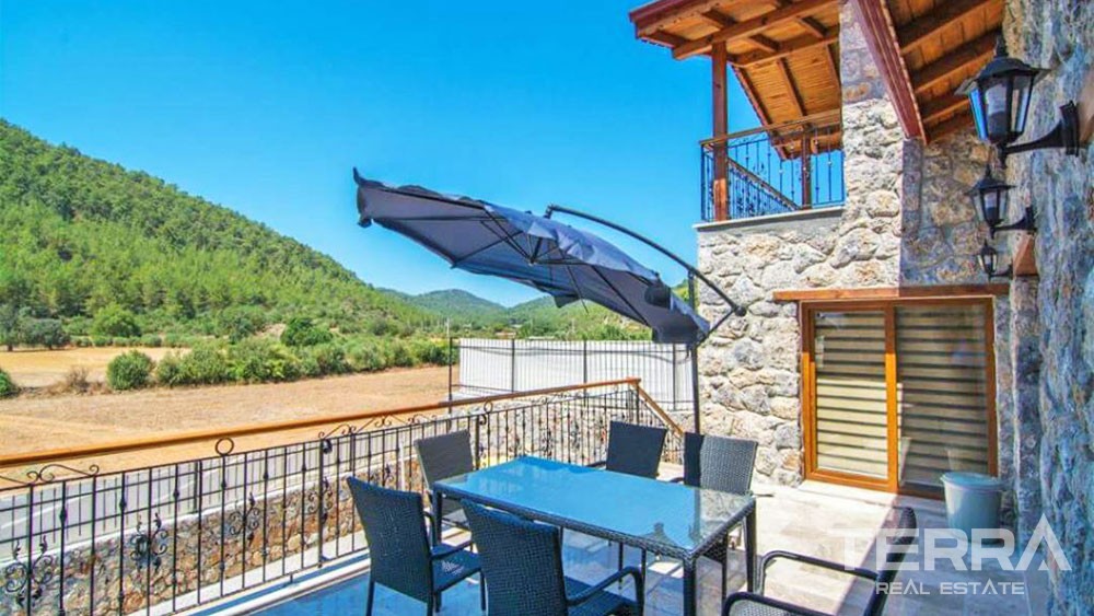 Mountain-view Stonehouse for sale in Fethiye Kayaköy Fully Furnished - 28571