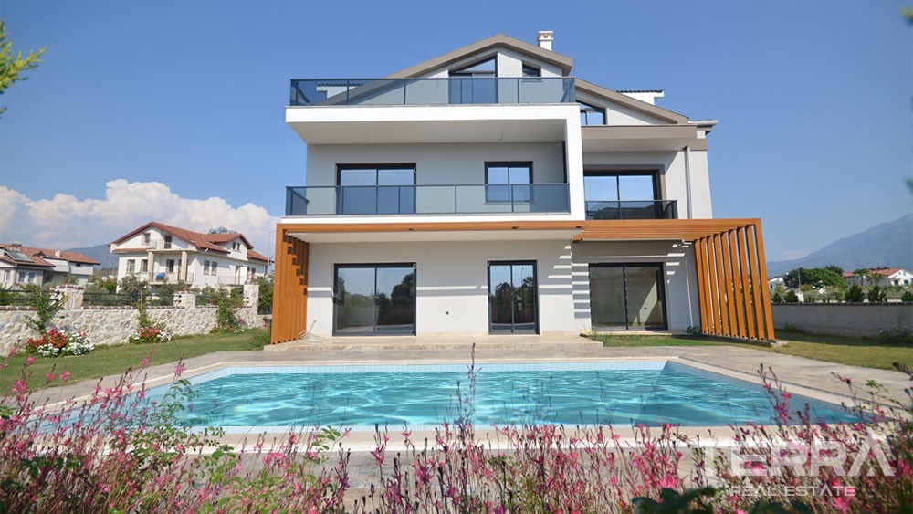 Nature View Villa with Private Pool & Rental Income in Çalış Fethiye