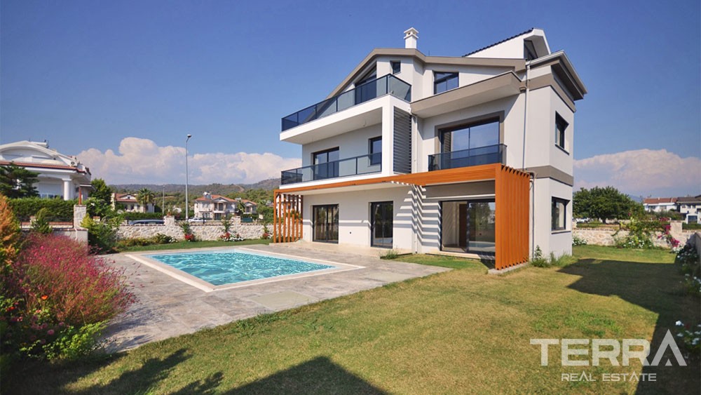 Nature View Villa with Private Pool & Rental Income in Çalış Fethiye - 28607