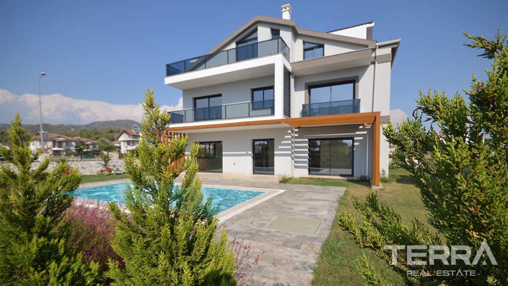 Nature View Villa with Private Pool & Rental Income in Çalış Fethiye - 28610