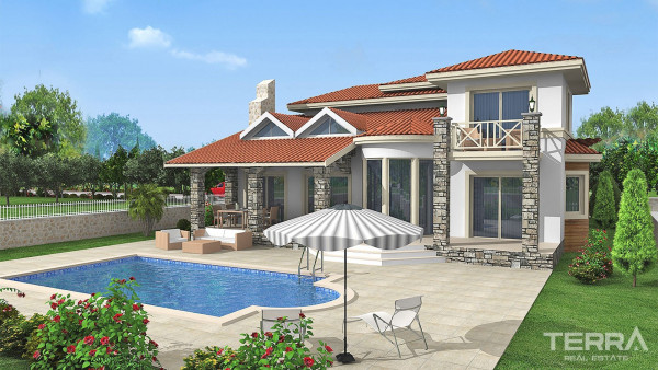 Muğla, Seydikemer'de Dağ Manzaralı Müstakil Villa