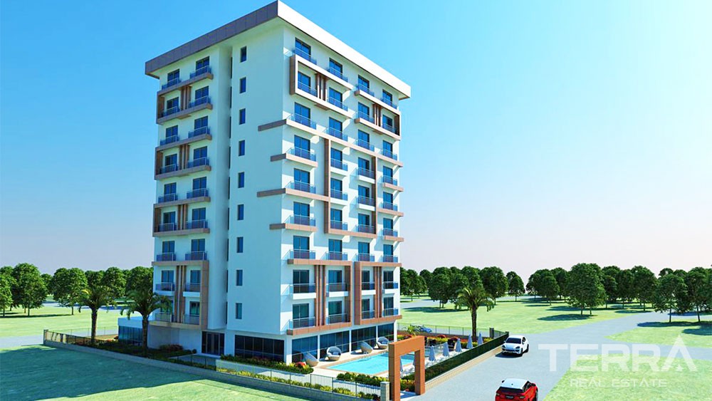 Mountain View 1 Schlafzimmer Apartments in Alanya Mahmutlar - 28897