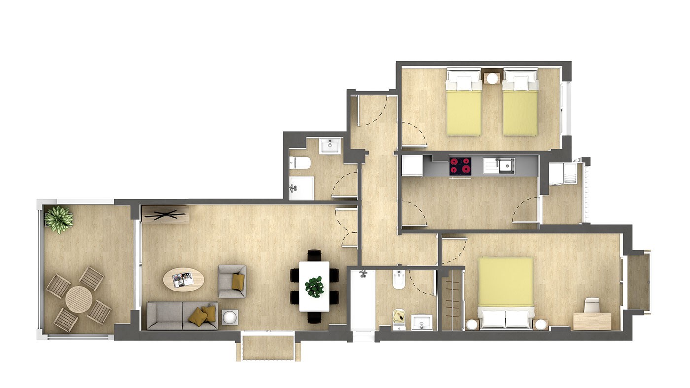 Seafront Apartments zwischen zwei Meeren in La Manga - 29399