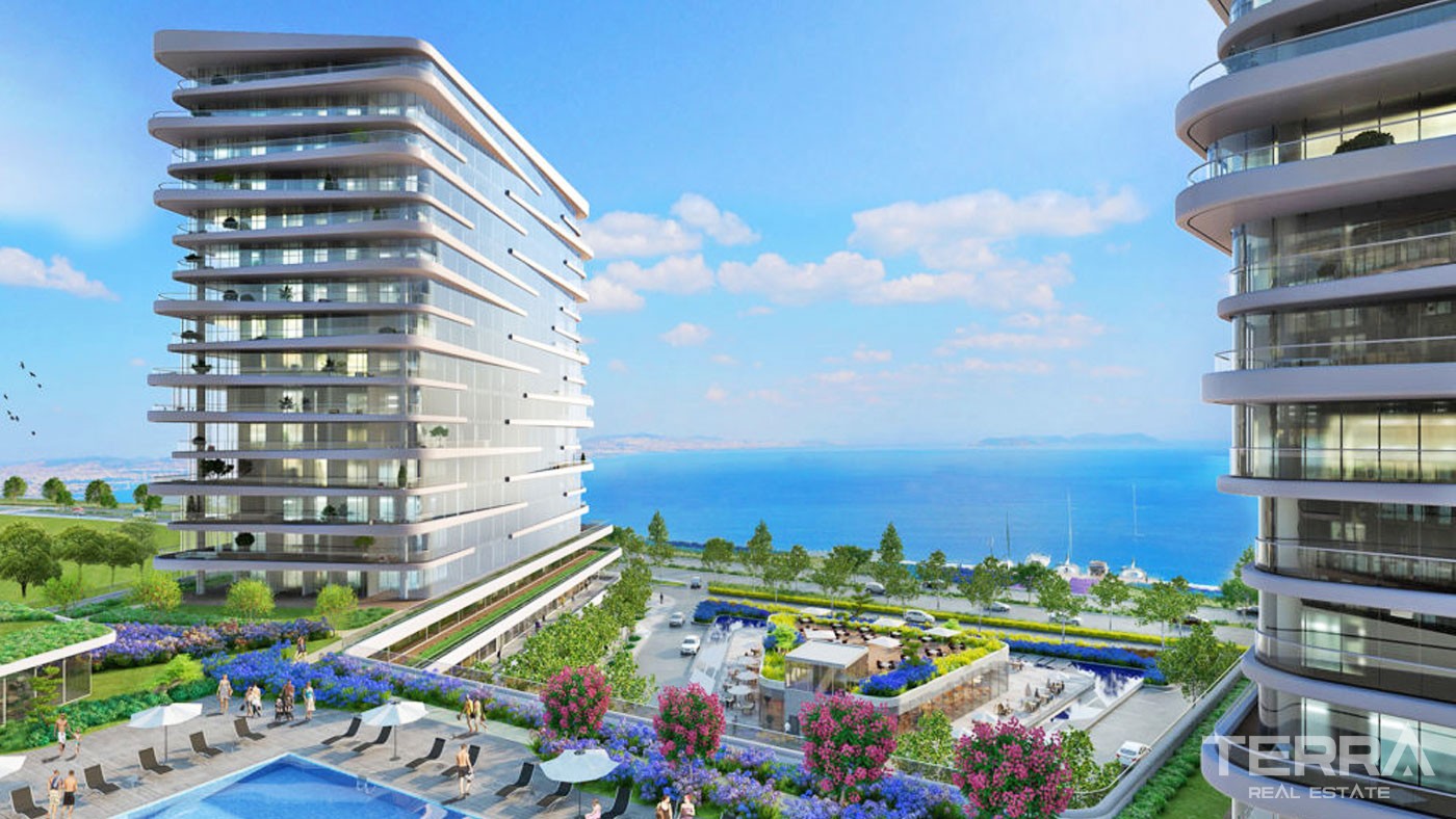 Seafront Apartments with Rich Facilities in Yedi Mavi in Istanbul - 29181