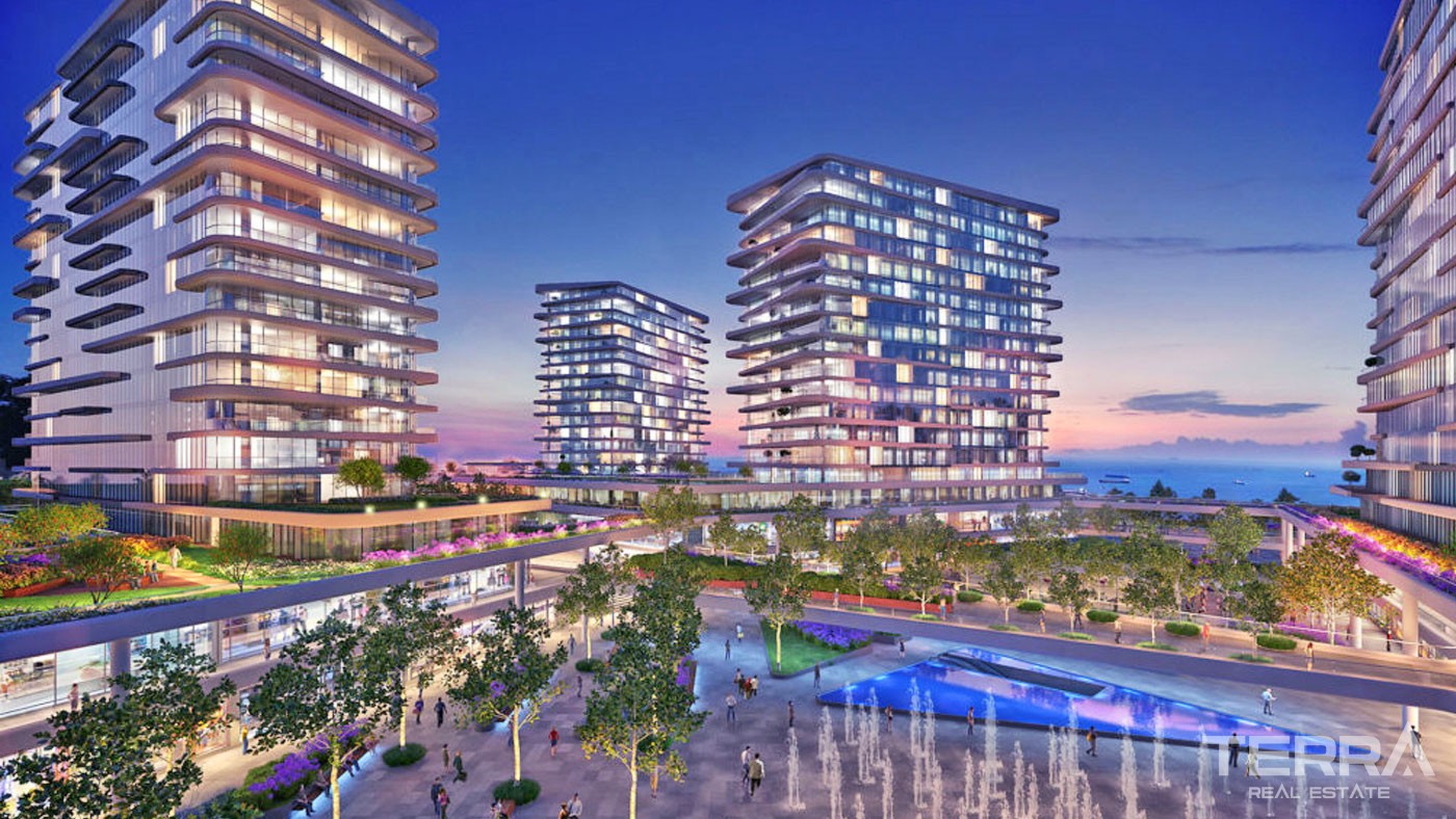 Seafront Apartments with Rich Facilities in Yedi Mavi in Istanbul - 29182