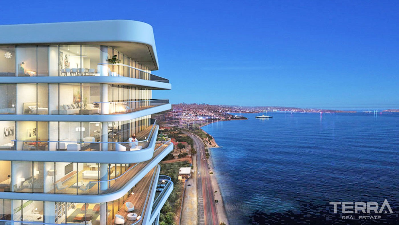Seafront Apartments with Rich Facilities in Yedi Mavi in Istanbul
