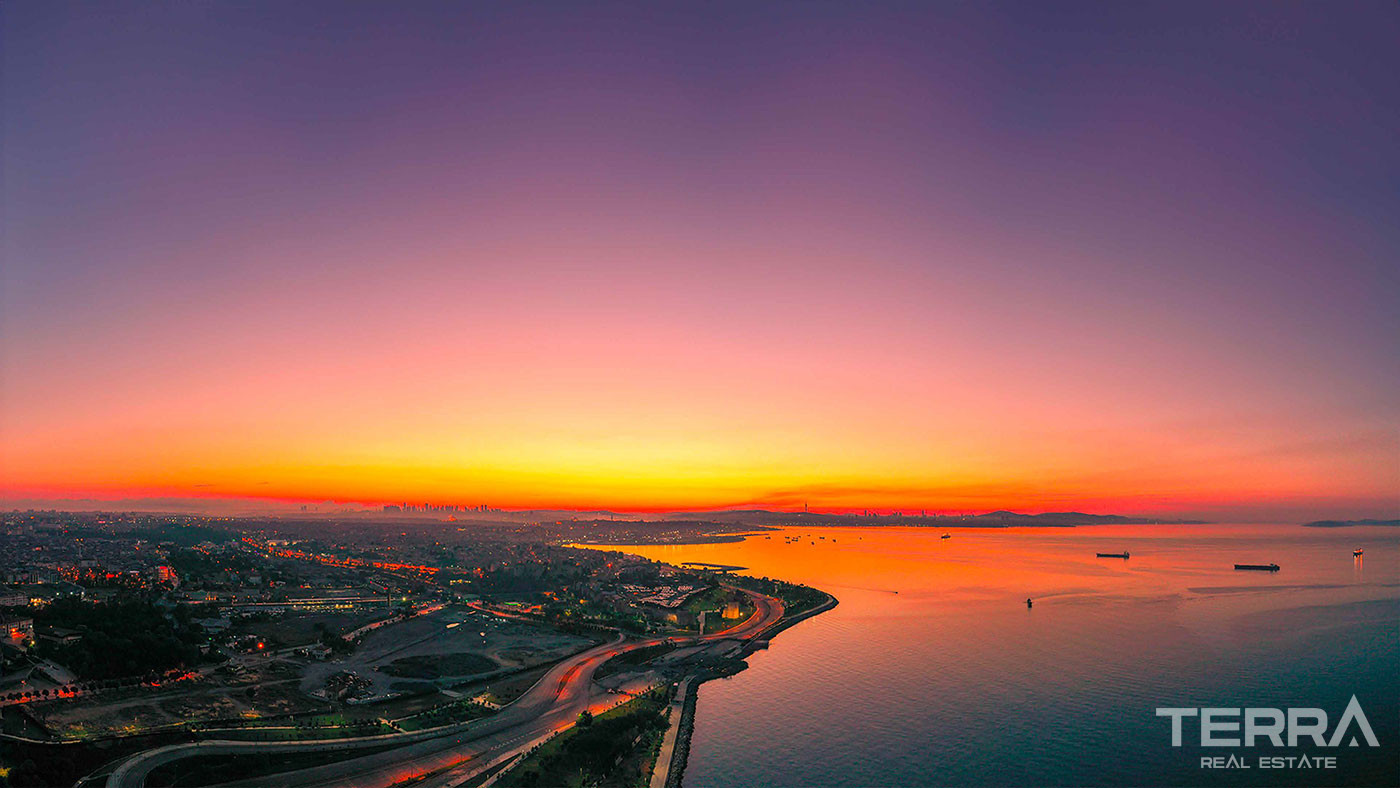 Seafront Apartments with Rich Facilities in Yedi Mavi in Istanbul - 102068