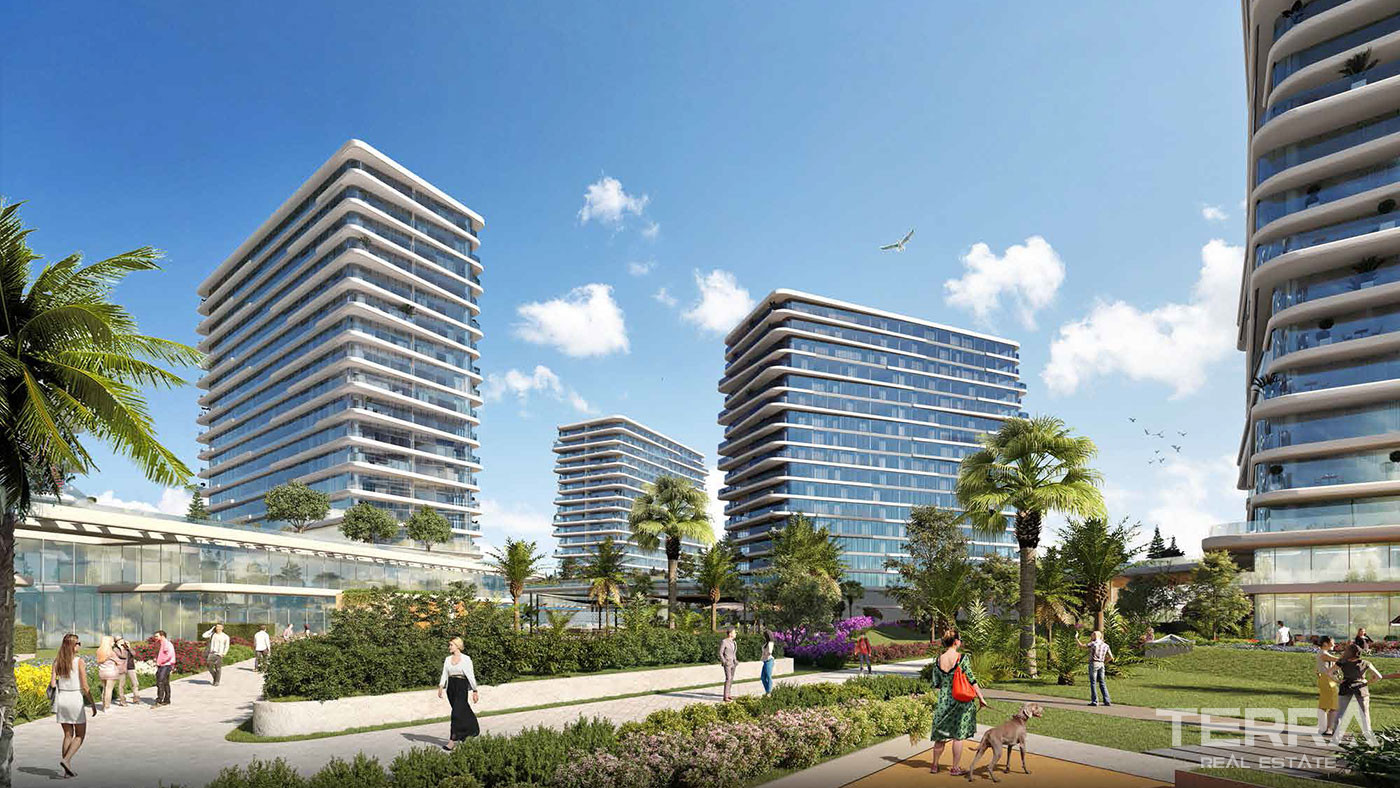 Seafront Apartments with Rich Facilities in Yedi Mavi in Istanbul - 102071