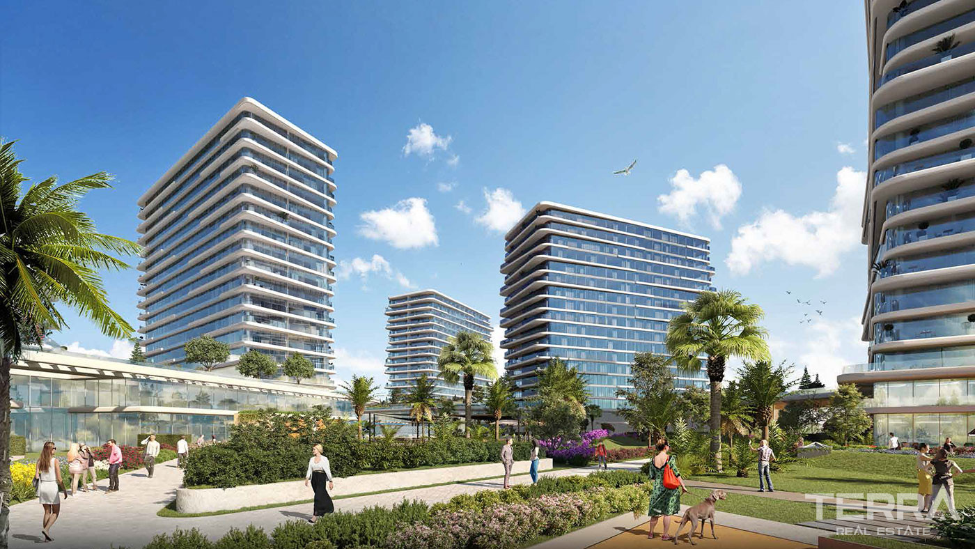 Seafront Apartments with Rich Facilities in Yedi Mavi in Istanbul - 102076