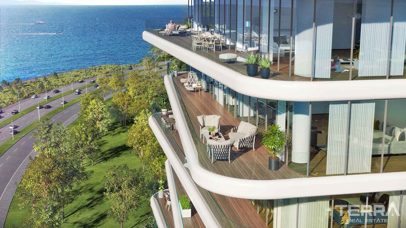 Seafront Apartments with Rich Facilities in Yedi Mavi in Istanbul - 102077