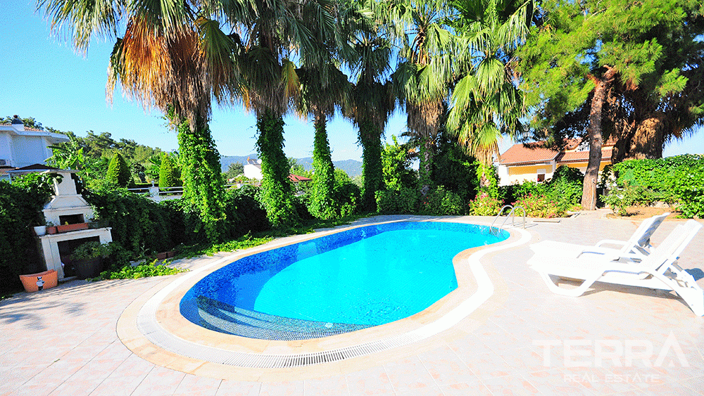 Sea & Mountain View Villa for Sale in Göynük Kemer near the Beach - 29245