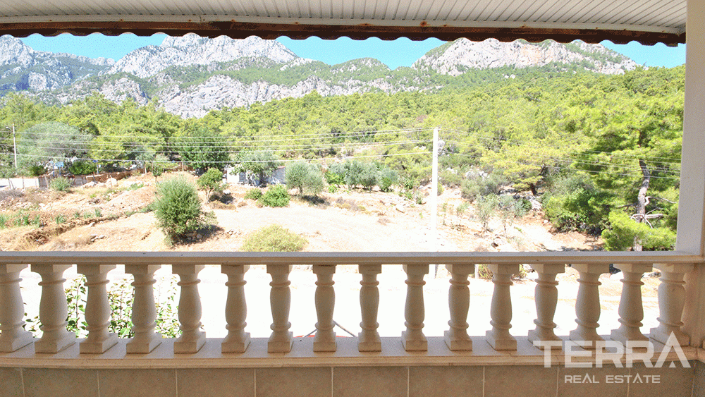 Sea & Mountain View Villa for Sale in Göynük Kemer near the Beach - 29260