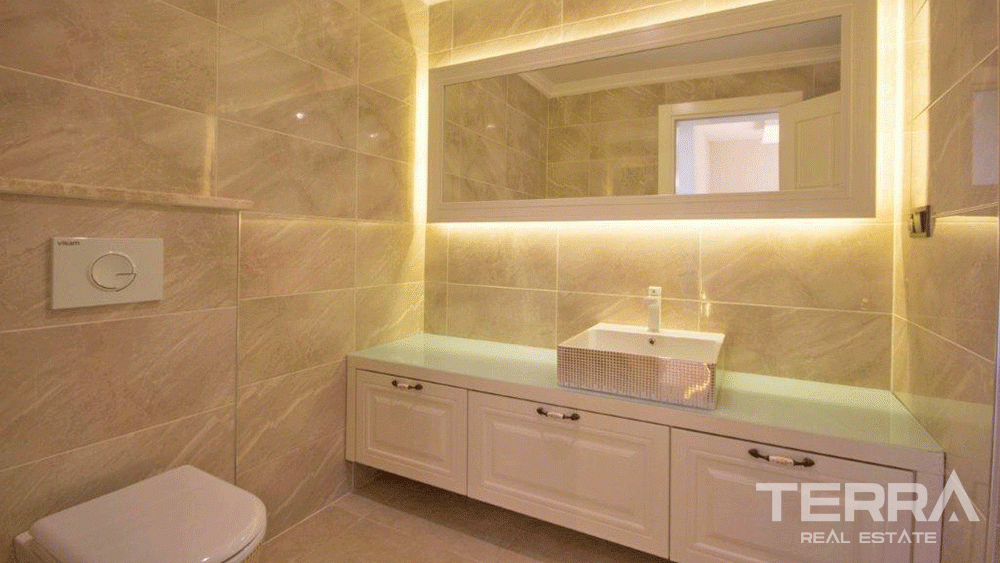 Sea & City View Luxury Penthouse Apartment in Cikcilli Alanya - 29299