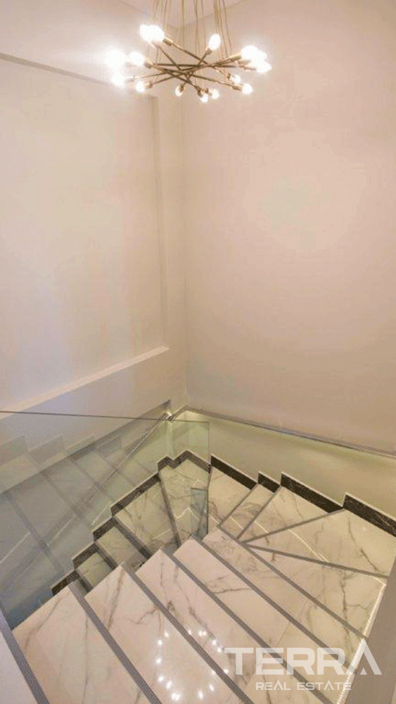 Sea & City View Luxury Penthouse Apartment in Cikcilli Alanya - 29303