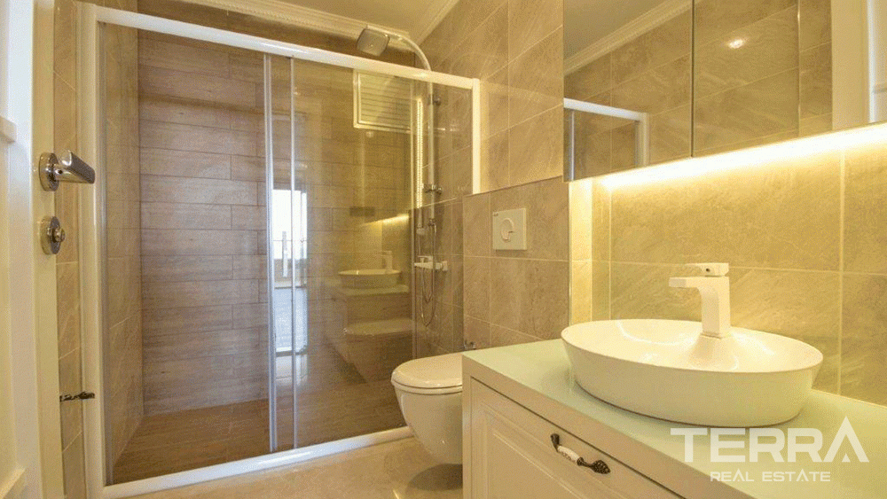 Sea & City View Luxury Penthouse Apartment in Cikcilli Alanya - 29319