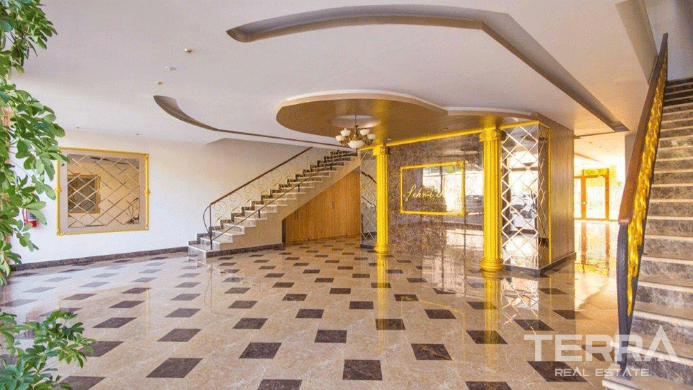 Sea & City View Luxury Penthouse Apartment in Cikcilli Alanya - 29325