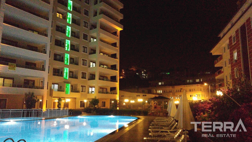 Sea & City View Luxury Penthouse Apartment in Cikcilli Alanya - 29327