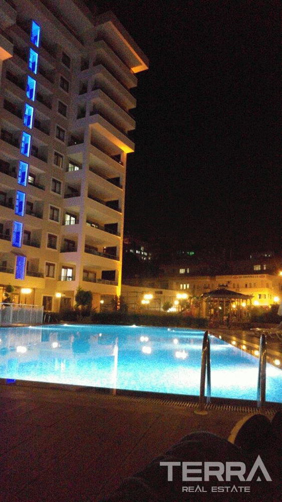 Sea & City View Luxury Penthouse Apartment in Cikcilli Alanya - 29328