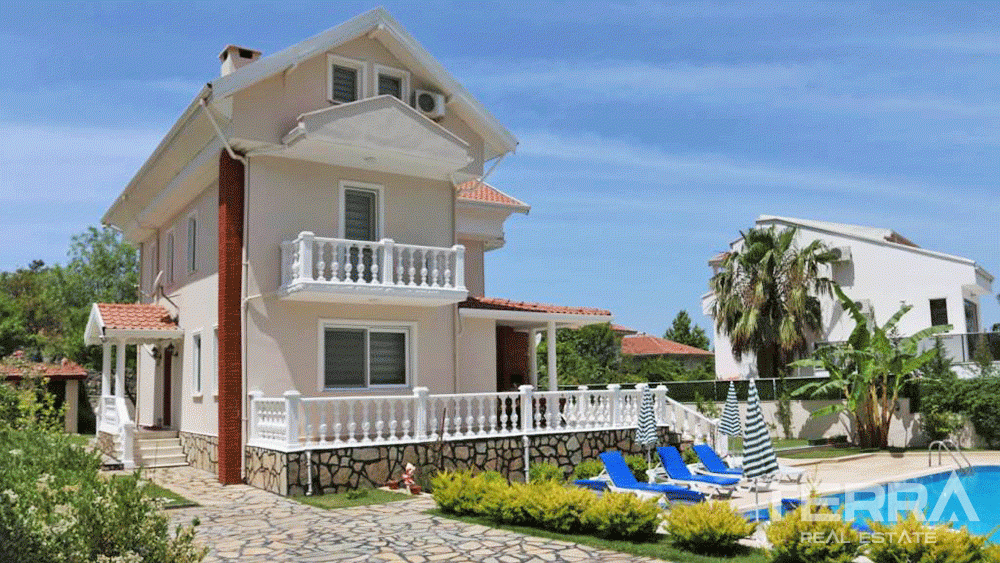 Mountain-views Villa for Sale in Fethiye Ovacık with Private Pool - 29447