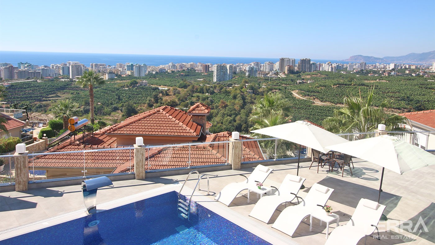 Luxury Villa in Alanya Kargıcak Offers Unlimited Sea Views - 29736