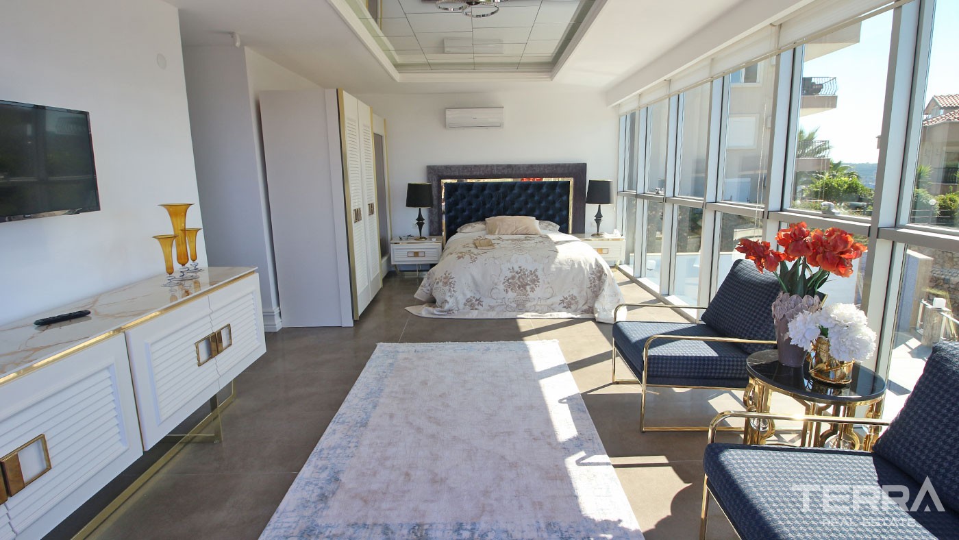 Luxury Villa in Alanya Kargıcak Offers Unlimited Sea Views - 29747
