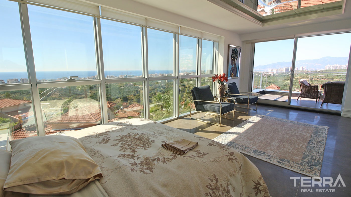 Luxury Villa in Alanya Kargıcak Offers Unlimited Sea Views - 29751
